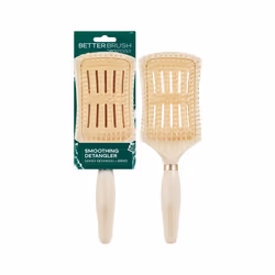 EcoTools Smoothing Detangler Hairbrush  Brush For Wet Or Dry Hair  Pain-Free Detangling  Style & Smooth Hair  Heat Resistant  ...
