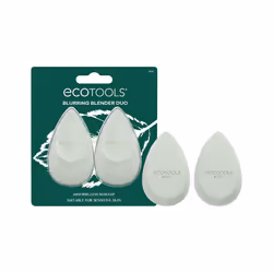 EcoTools Blurring Blender Makeup Sponge Duo Makeup Blender Sponge For Blurred Skin For Liquid & Cream Foundation Cloud Cov ...