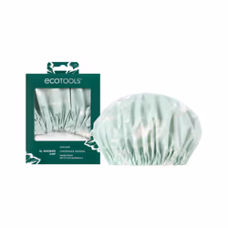 EcoTools XL Shower Cap Large Hair Cap For Shower Or Bath Protect Hair & Keep Dry Reusable & Waterproof Material Comfortab ...
