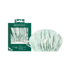 EcoTools XL Shower Cap  Large Hair Cap For Shower Or Bath  Protect Hair & Keep Dry  Reusable & Waterproof Material  Comfortable Fit For All Hair Types