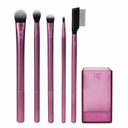 Real Techniques Enhanced Eye Set, Synthetic, Black, Violet, Women, 6 pc(s)