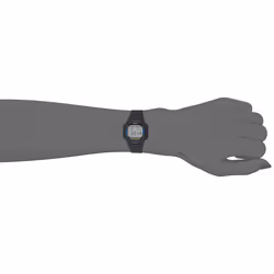 Casio MTP-VD03B-2A Men's Standard Black IP Stanless Steel Blue Dial 3-Hand Analog Watch