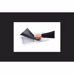 Deflect-O Vent Cover Magnetic 12  X 5  White Can Be Painted Polybagged