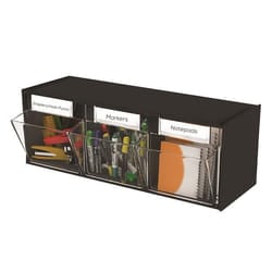 Deflecto 20304OP desk drawer organizer Black