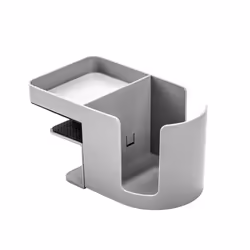 Deflecto 400000, Clip, Grey, Acrylonitrile butadiene styrene (ABS), 1 pc(s), 100 mm, 178.8 mm
