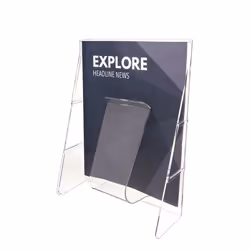 Deflecto 55501, 1 shelves, Transparent, 231.8 mm, 69.9 mm, 298.5 mm, 272 g
