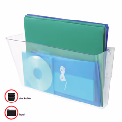 Deflecto 74301 document holder Polystyrene Transparent