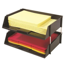 Deflecto 582704 desk tray/organizer Polystyrene Black