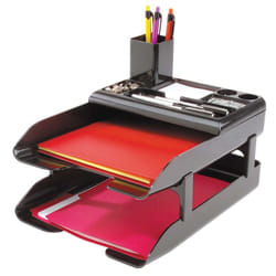 Deflecto 583004 desk tray/organizer Polystyrene Black