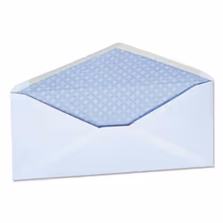 Universal UNV35202 #10 Monarch Flap Open-Side Security Tint Gummed Business Envelope - White (500/Box)