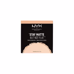 NYX PROFESSIONAL MAKEUP Stay Matte But Not Flat Powder Foundation, Natural
