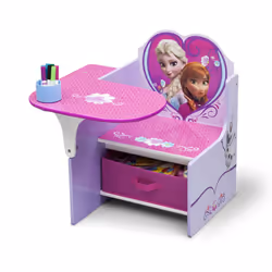 Delta Children Chair Desk With Storage Bin, Disney Frozen