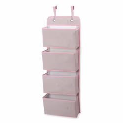 Delta Children 4 Pocket Over The Door Hanging Organizer - 2 Pack  Easy Storage/Organization Solution - Versatile and Accessible in Any Room in the Hou