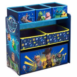 Disney/Pixar Toy Story 4 6 Bin Design and Store Toy Organizer by Delta