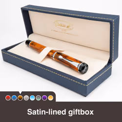 Conklin Duragraph Fountain Pen Amber - Stub Nib  Premium Writing Instrument for Calligraphy & Signatures