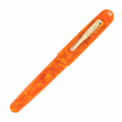 Conklin All American Fountain Pen in Sunburst Orange - Stub Nib  Vibrant Design & Artistic Craftsmanship - Ideal Gift for Calligraphers & Pe