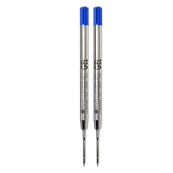 Monteverde Capless Gel Ballpoint Refill to Fit Parker Ballpoint Pens  Fine Point  Blue  2 per Pack (P422BU)