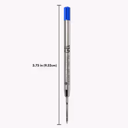 Monteverde Capless Gel Ballpoint Refill to Fit Parker Ballpoint Pens  Fine Point  Blue  2 per Pack (P422BU)