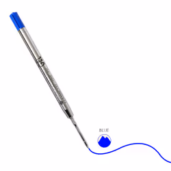 Monteverde Capless Gel Ballpoint Refill to Fit Parker Ballpoint Pens  Fine Point  Blue  2 per Pack (P422BU)