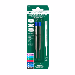 Monteverde Capless Gel Ballpoint Refill to Fit Parker Ballpoint Pens  Fine Point  Blue  2 per Pack (P422BU) - Additional view 4