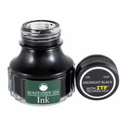 Monteverde USA Ink with ITF Technology  90 ml Midnight Black (G308MB)
