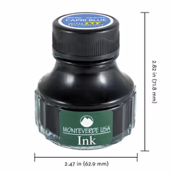 Monteverde USA Ink with ITF Technology  90 ml Capri Blue (G308CB)