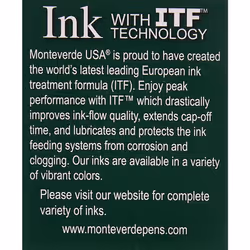 Monteverde USA Ink with ITF Technology  90 ml California Teal (G308CT)