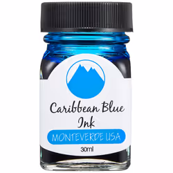 Monteverde USA Ink with ITF Technology  30 ml Caribbean Blue (G309CU)