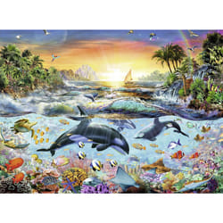 Ravensburger - Orca Paradise - 200 Piece Jigsaw Puzzle for Kids - Every Piece is Unique  Pieces Fit Together Perfectly Multicolor Pack of 1