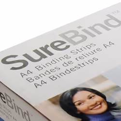 GBC SureBind Binding Strips A4 Black 25mm (100) - Additional view 4