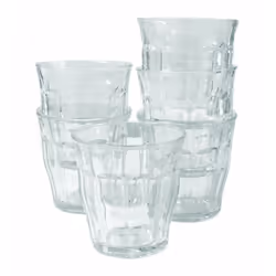 Duralex Super Strong Picardie Tumblers Tumbler Glasses 10.9oz / 310ml (Pack of 6) - Height 94mm