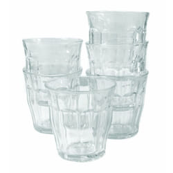 Duralex Super Strong Picardie Tumblers Tumbler Glasses 10.9oz / 310ml (Pack of 6) - Height 94mm