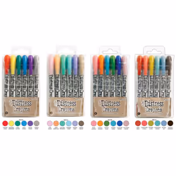 Ranger Tim Holtz Distress Crayons Bundle: Sets 4, 5, 6, 7