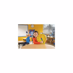 Learning Resources Big Time Learning Clock, Analog Clock, Homeschool, 12 Hour, Basic Math Development, Ages 5+