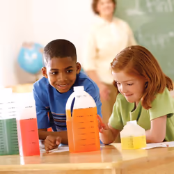 Learning Resources Gallon Measurement Set  Kids Measurement Set  5 Piece Set  Ages 6+