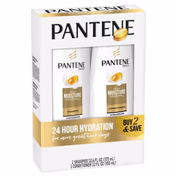 Pantene Daily Moisture Renewal Duo set  12.6 Oz Shampoo and 12 Oz Conditioner