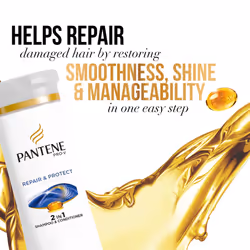 Pantene Pro-V 2 in 1 Shampoo & Conditioner  Repair & Protect with Keratin  12.6 Ounce