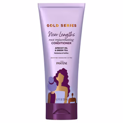 Pantene Gold Series Root Rejuvenating Conditioner with Apricot Oil & Green Tea Moisturizes & Fortifies for Natural Texture ...