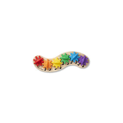 Melissa & Doug Caterpillar Gear Toy Developmental Toy Motor Skills 3+ Gift for Boy or Girl, Multicolor, 4.445 x 14.986 x 36.068 centimeters