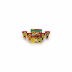 CRAYOLA Washable Finger Paints (6 Pack), Toddler Arts & Crafts Supplies, Gifts for Kids, Ages 1, 2, 3