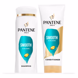 Pantene PRO-V Smooth & Sleek Shampoo + Conditioner Dual Pack Shampoo 12oz/Conditioner 10.4oz