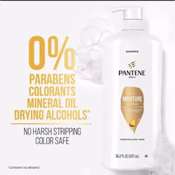 Pantene Pro-V Daily Moisture Renewal Shampoo, 36.2 oz Pack of 2