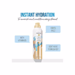 Pantene Dry Conditioner Mist Spray for Hair  3.9oz  Blue - Instant Hydration and Frizz Control with Vitamin B5  Safe for Color Treated Hair  Pro-V Ref