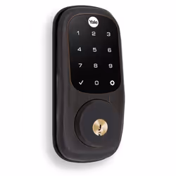 Yale Assure SL Deadbolt Lock with Z-Wave  Oil Rubbed Bronze Keyless Entry Door Lock with Touchscreen Keypad for Front Door  YRD256-ZW2-0BP