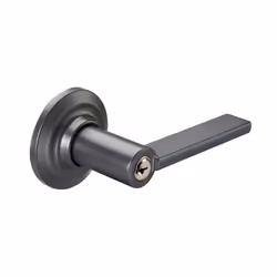 Yale Valdosta Round Lever Entry (Keyed)  Suede Black