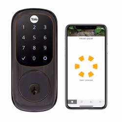Yale Assure Lock  Oil Rubbed Bronze Wi-Fi Connected Smart Lock with Back-Up Key and Digital Touchscreen Keypad for Combinatio ...