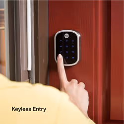 Yale | LiftMaster Smart Lock with Touchscreen Deadbolt - Works with myQ App & Key by Amazon in-Garage Delivery when paired with Smart Garage Hub (sold
