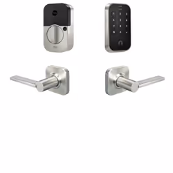Yale Assure Lock 2 Keypad with Bluetooth and Valdosta Lever in Satin Nickel