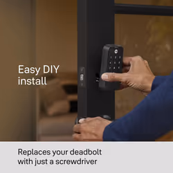 Yale Code Keypad Deadbolt  Black