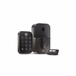 Yale Assure Lock 2 Touch with ZWave KeyFree Fingerprint Smart Lock in Bronze
